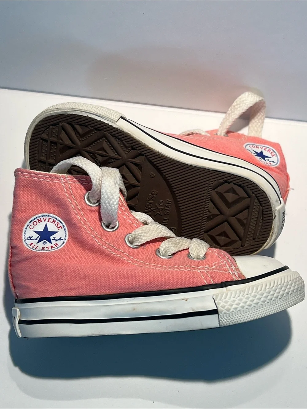 Converse Kids Pink High-Top Chuck Taylor Sneakers
